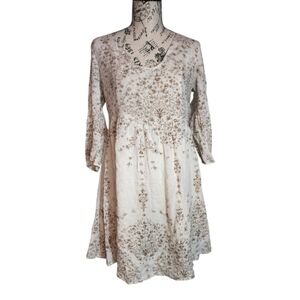 Altar'd State Boho Paisley Medallion Mini Dress, Size Small